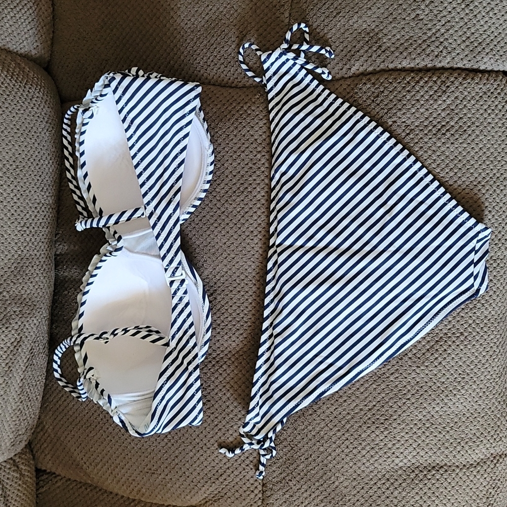 Women's Sailor Stripe Bikini - Picture 2 of 2